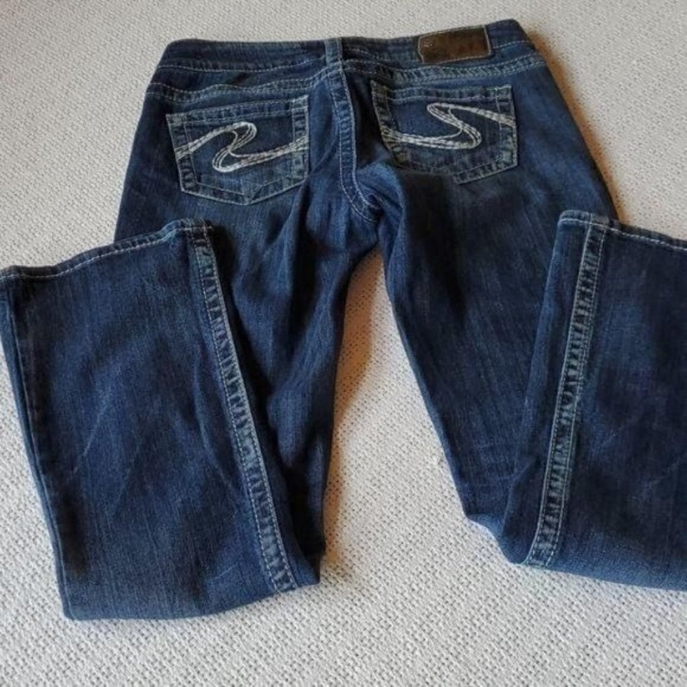 Silver Jeans Aiko Bootcut Sz. 26 x 31‎ Blue Jeans - Picture 5 of 11